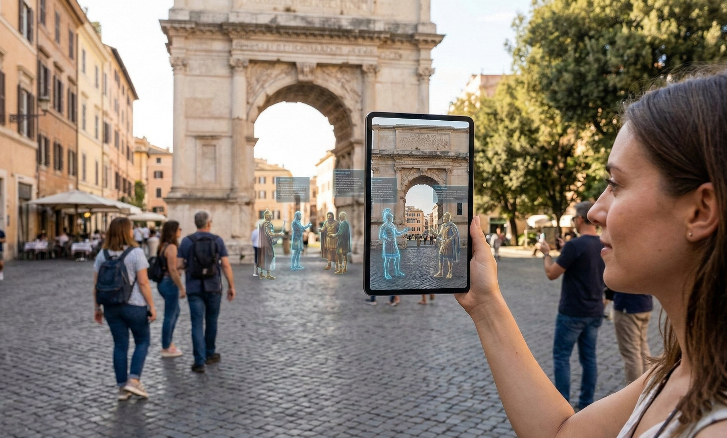 AR tourism example