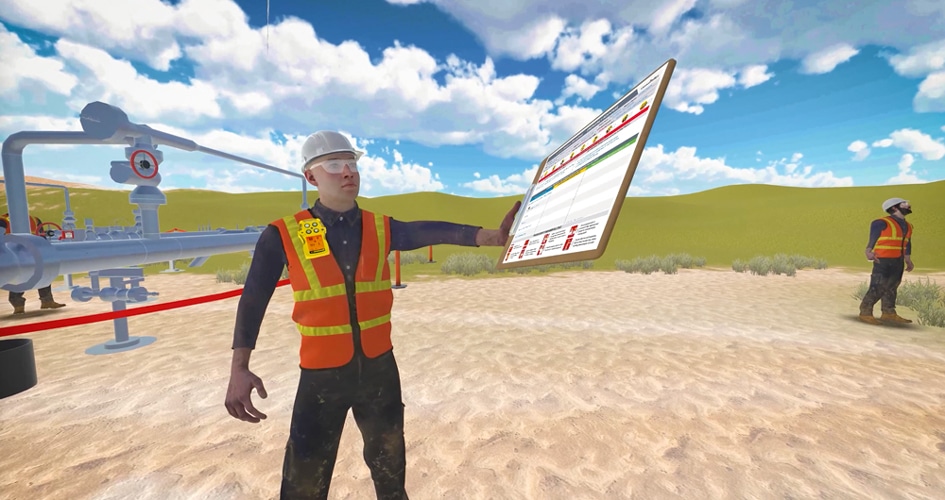 Industrial VR safety and compliance training simulation