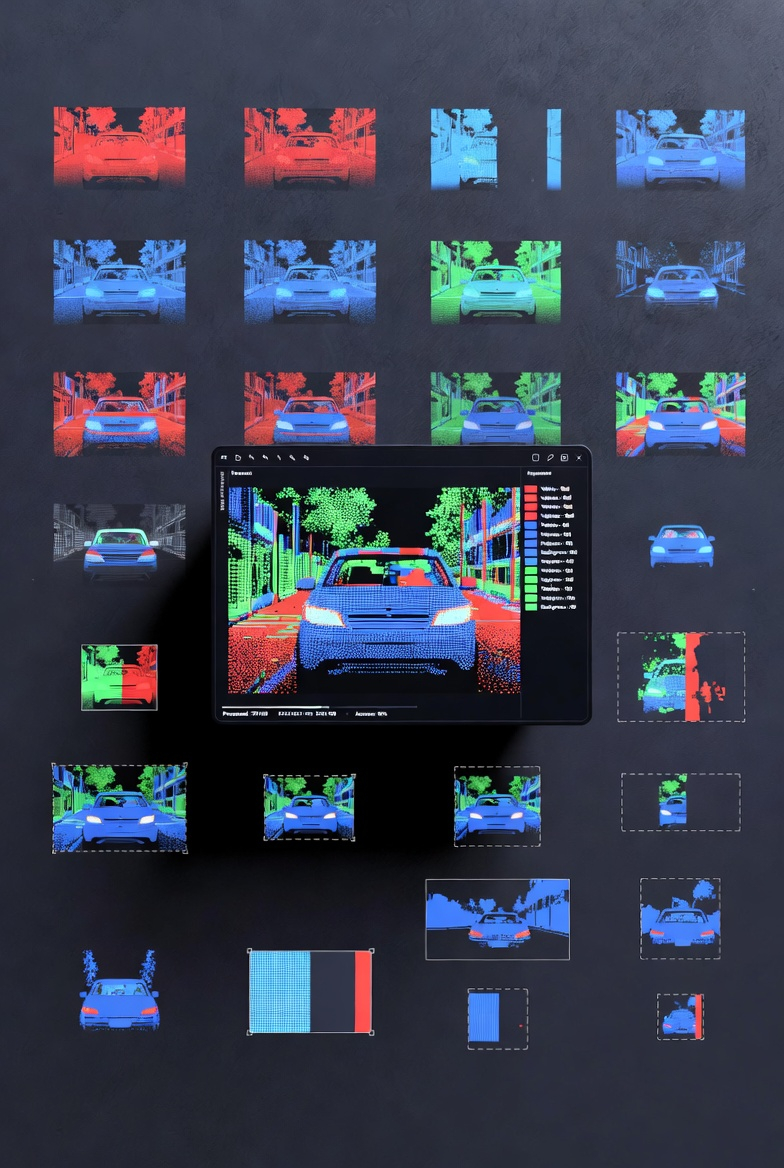 Autonomous vehicle sensor data visualization