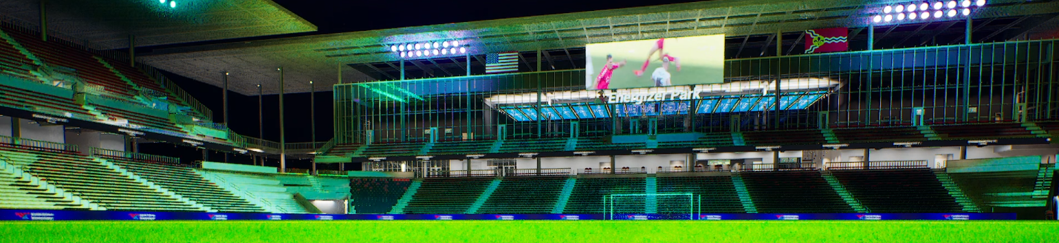 Lighting and LED content previewed inside the Energizer Park digital twin