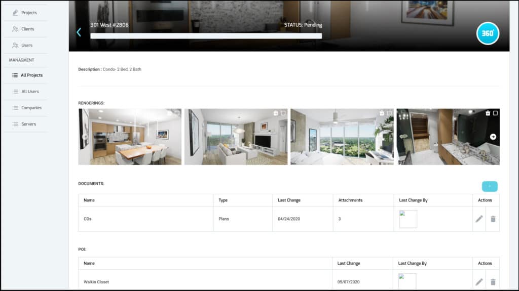 Looking Glass 3D Walkthrough with on demand renderings