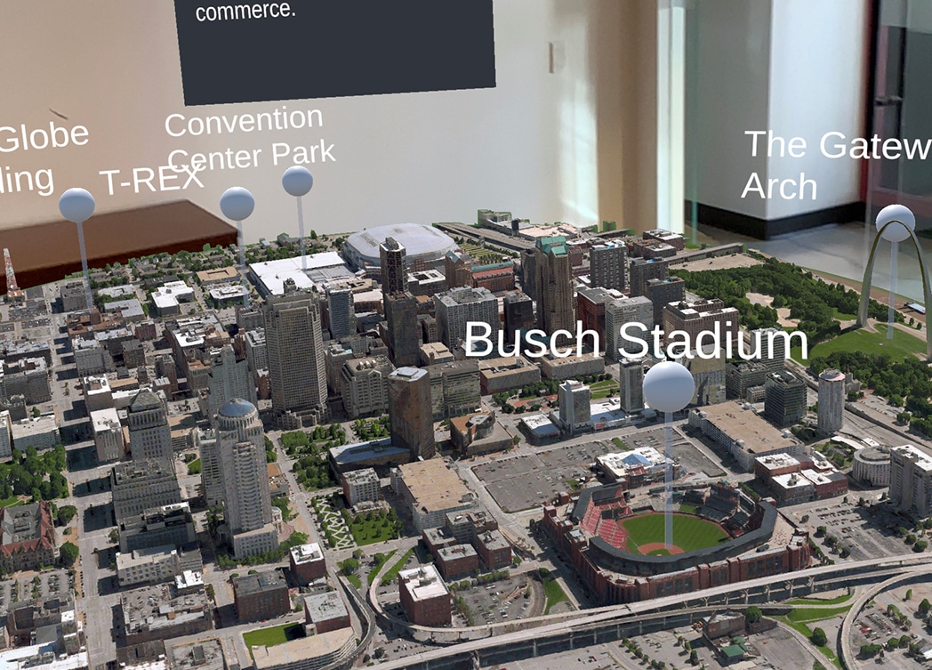 3D GIS City Map for AR City Development