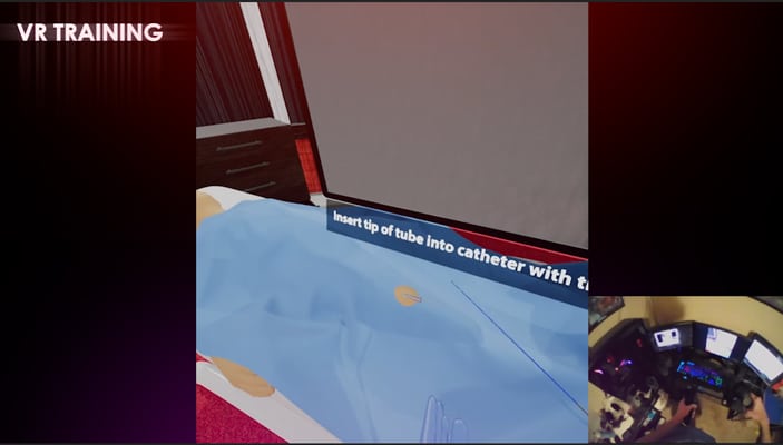 VR medical training