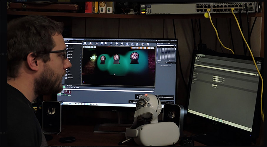 An ARS developer working on an Unreal Engine application