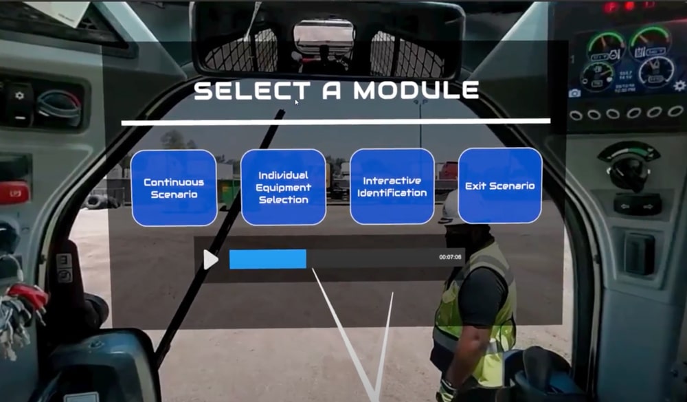 Immersive 3D virtual training experience